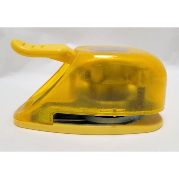 EK Success Number Eight Paper Punch Yellow Plastic Metal For Scrapbooking Crafts - Picture 5 of 6
